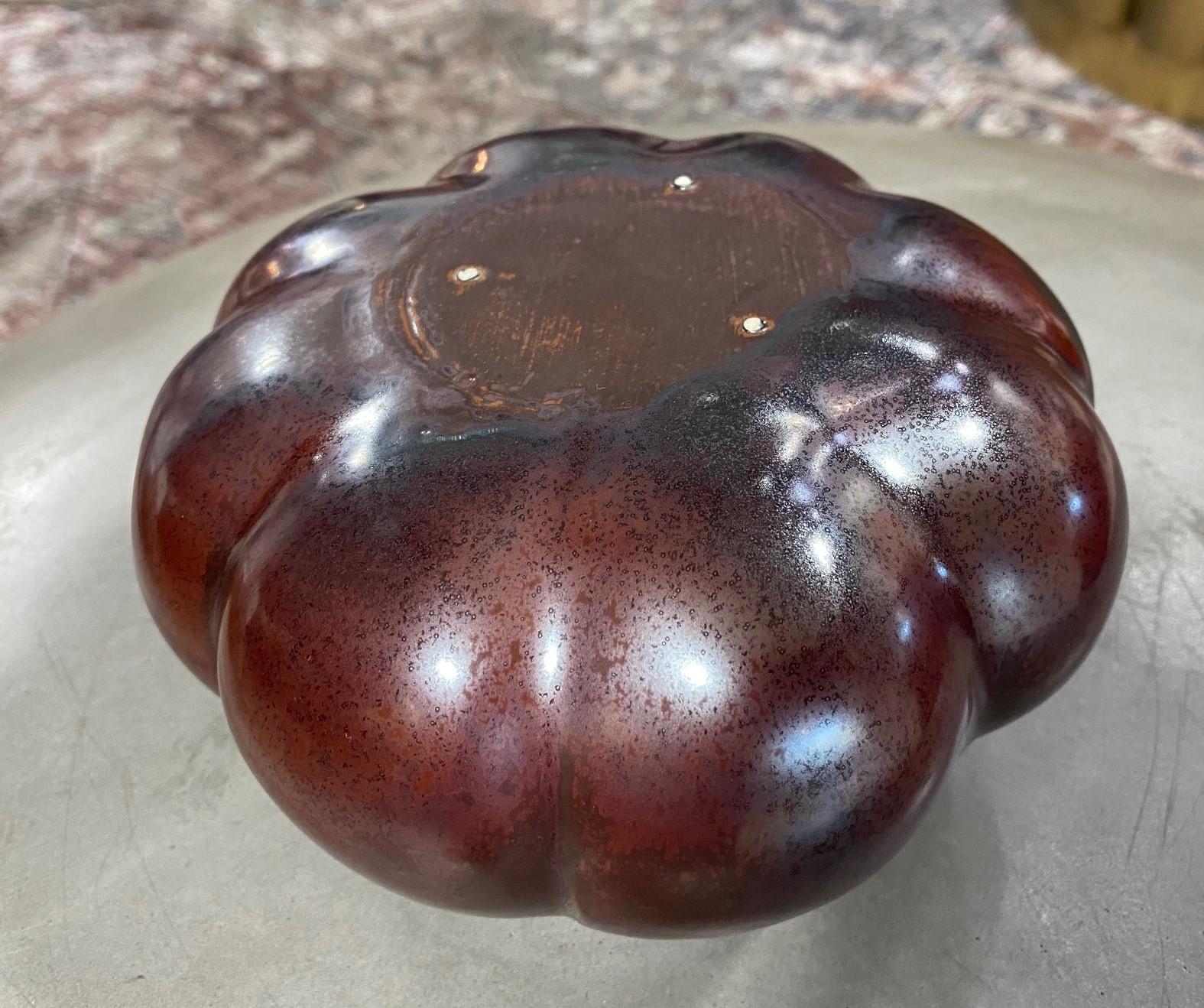 Laura Andreson Signed Glazed Midcentury California Studio Pottery Vessel Pot 5