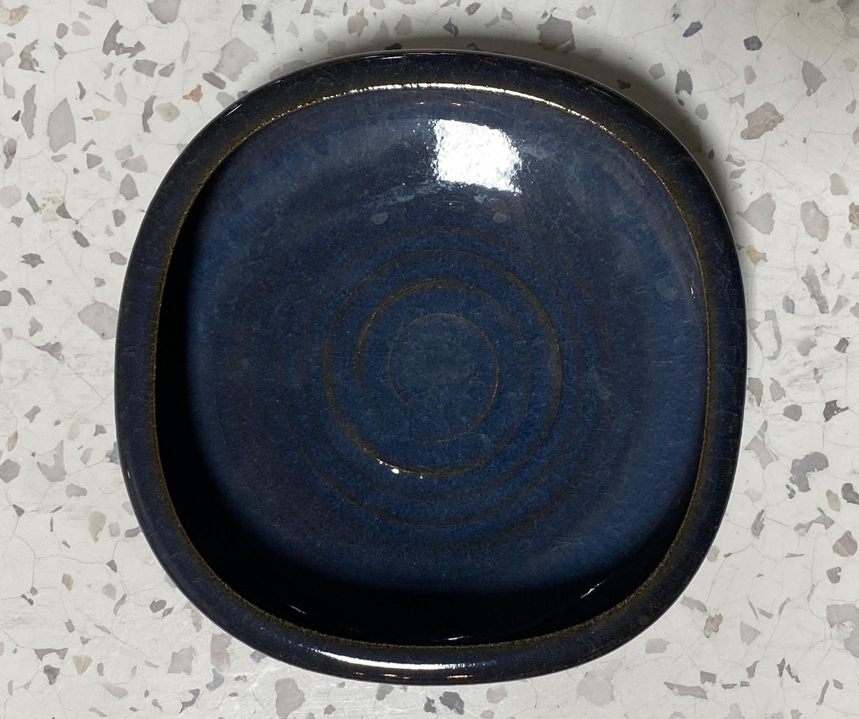 Laura Andreson Signed Glazed Mid-Century Modern California Studio Pottery Bowl For Sale 3