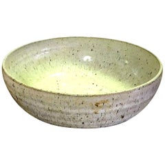 Laura Andreson Signed Large Midcentury California Studio Pottery Bowl, 1953