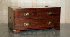 Laura Ashely Military Campaign Television Stand Chest of Drawers Drawers TV