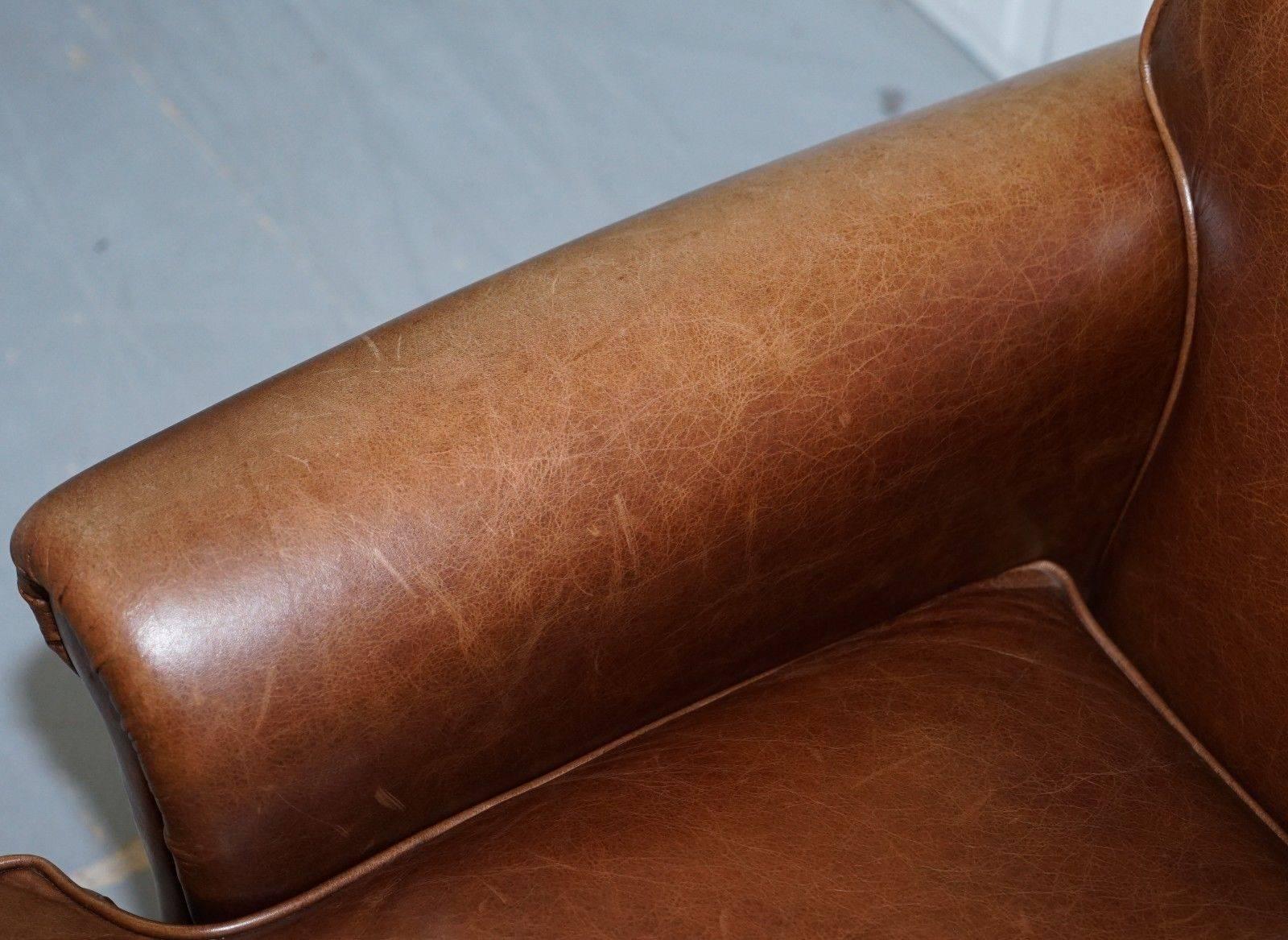 laura ashley leather chair