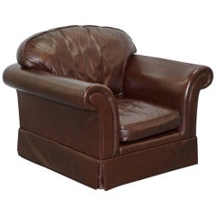 Laura Ashley - Fauteuil en cuir de bovin 100% marron Heritage - Liste des canapés assortis