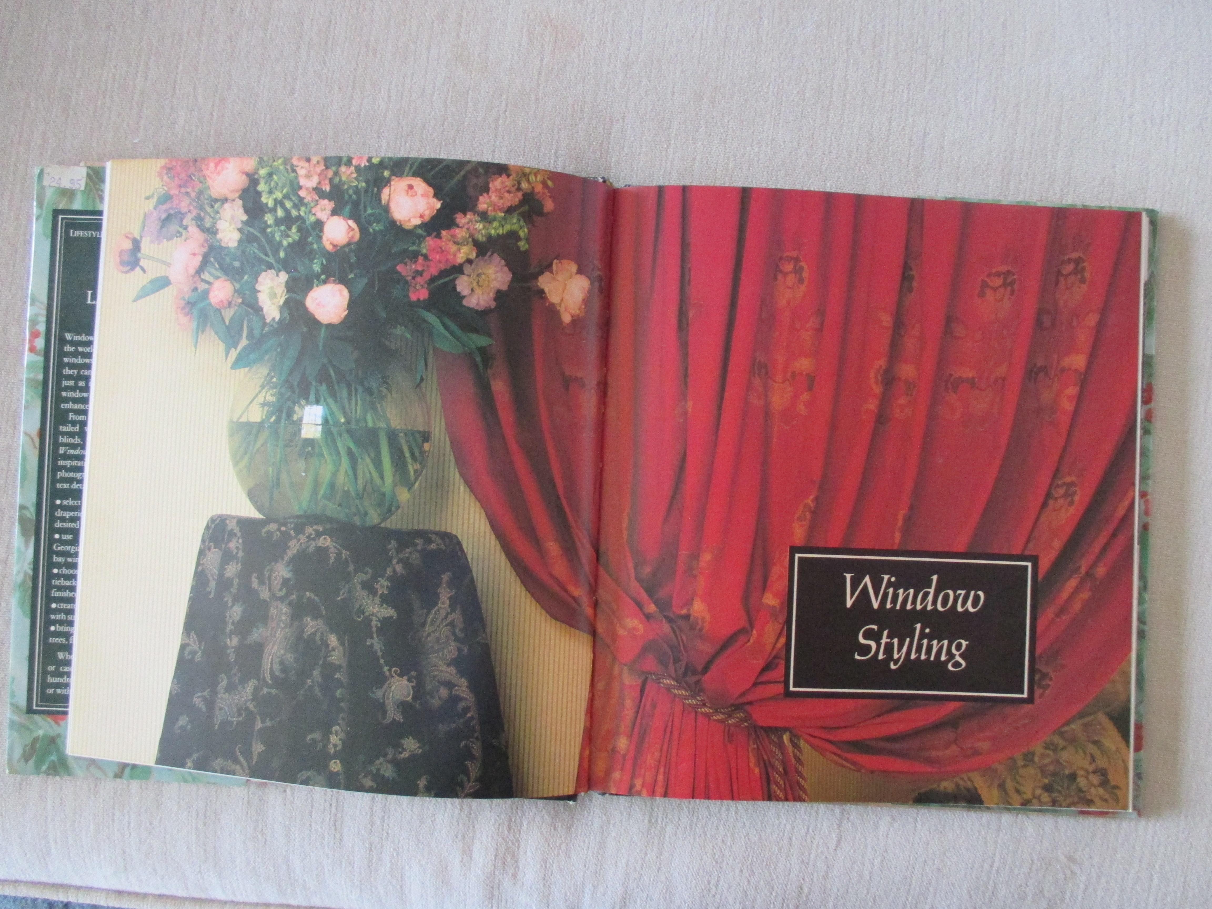 Laura Ashley windows hardcover book
Provides ideas and advice for home window decoration in the Laura Ashley style, including an overview of window shapes and sizes, tips on lighting, measuring and choosing curtain materials, and many