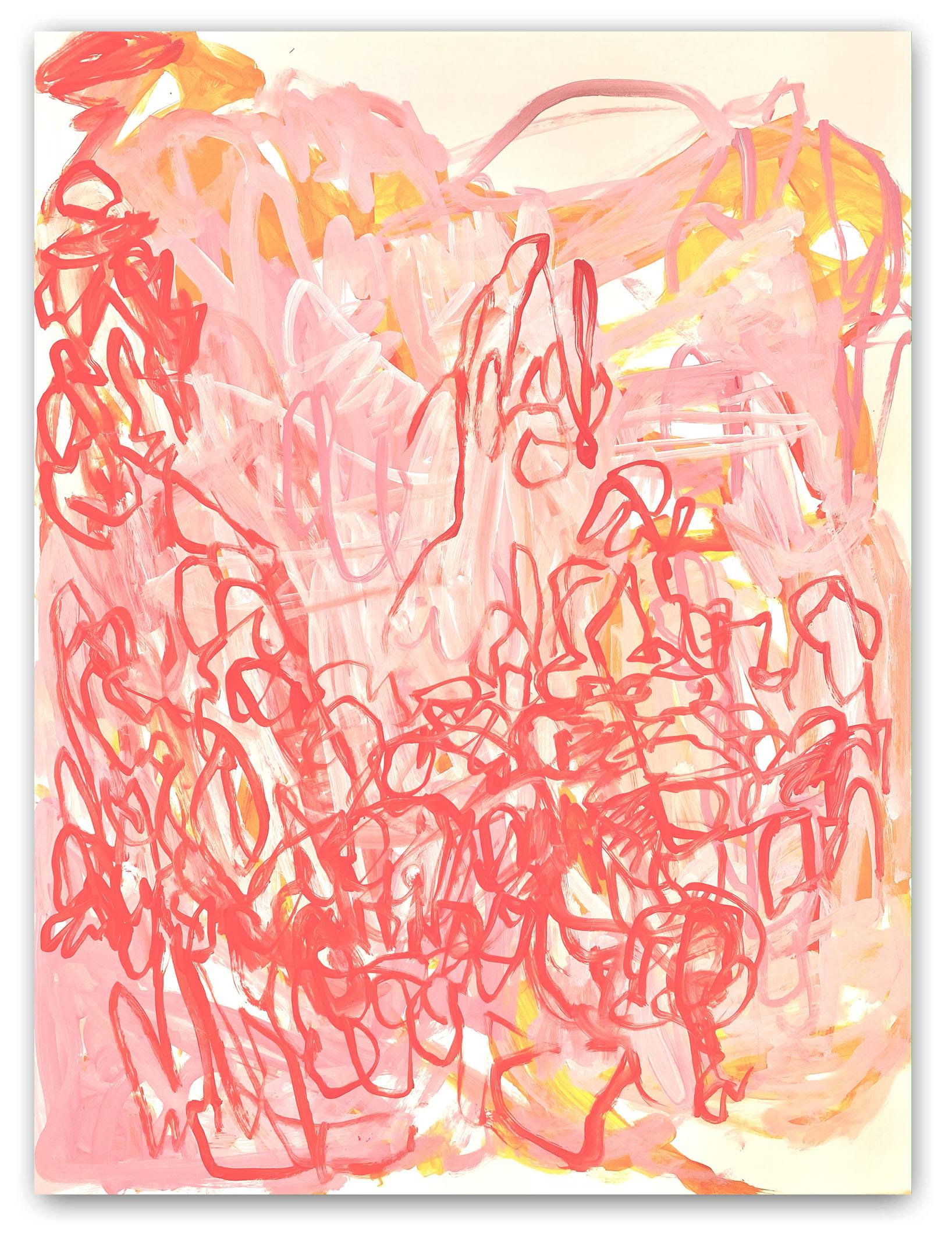 Abstract Painting Laura Basterra Sanz - Toujours home N7 (peinture abstraite)