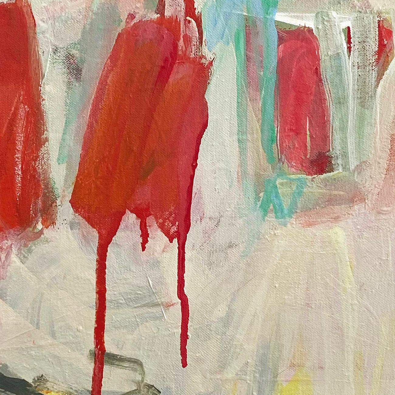 Community Triptych (Abstract Painting) For Sale 6