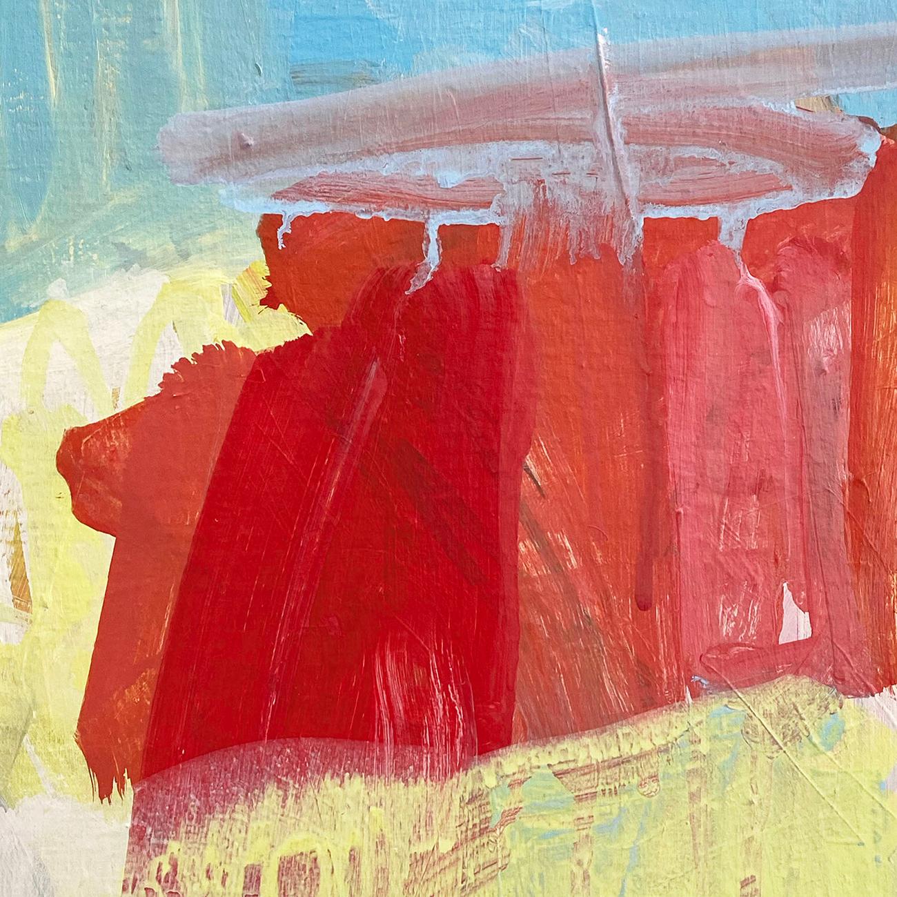 Community Triptych (Abstract Painting) For Sale 8