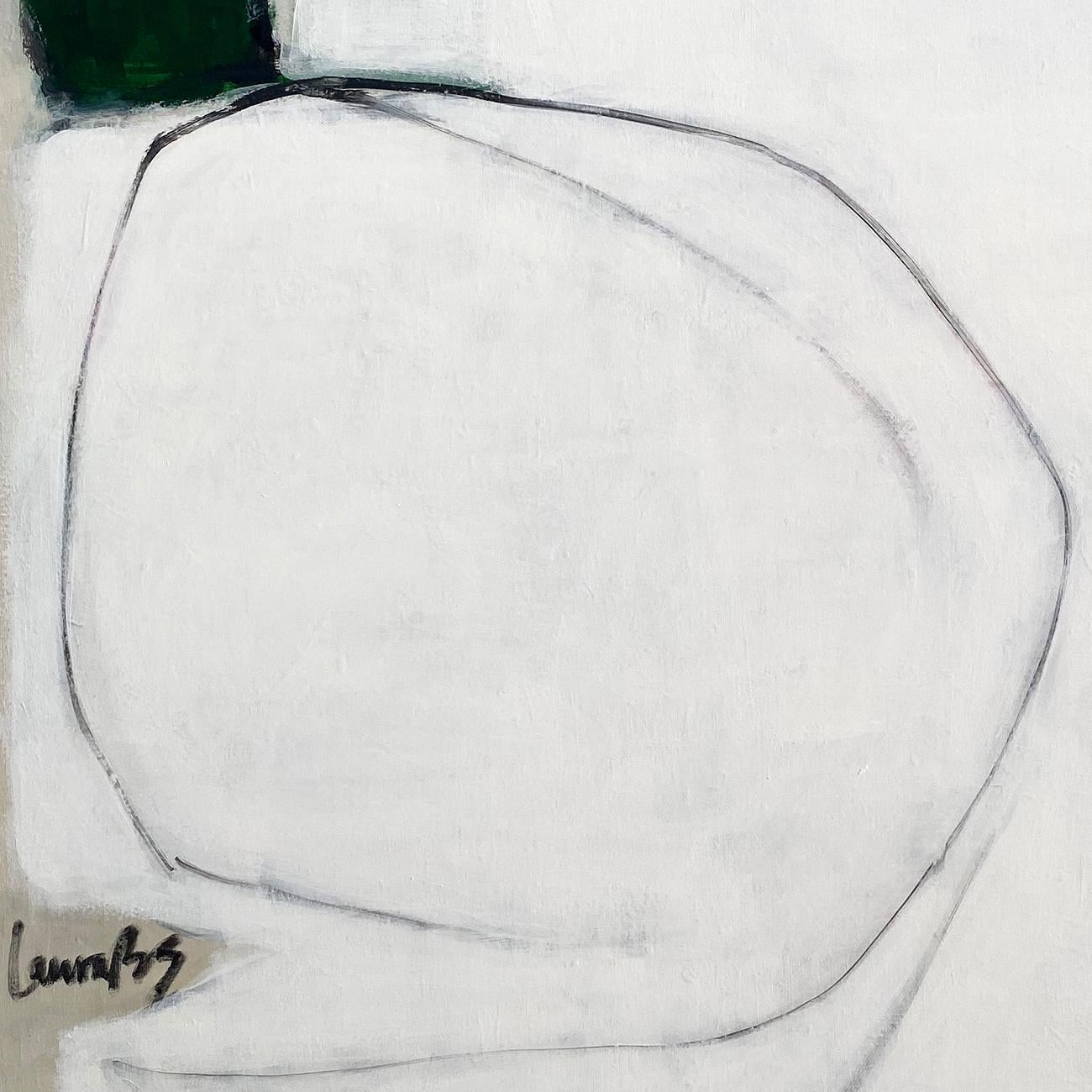 Intended White (Abstract Painting) For Sale 2