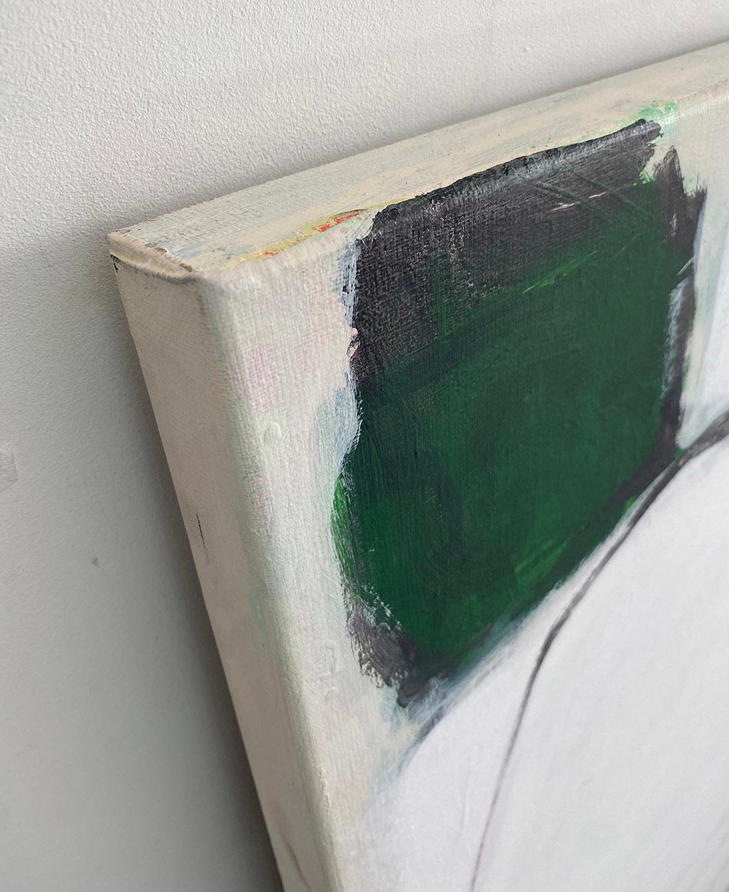 Intended White (Abstract Painting) For Sale 7