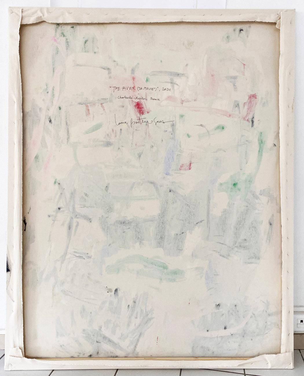 The River (La Meuse) (Abstract Painting) For Sale 7