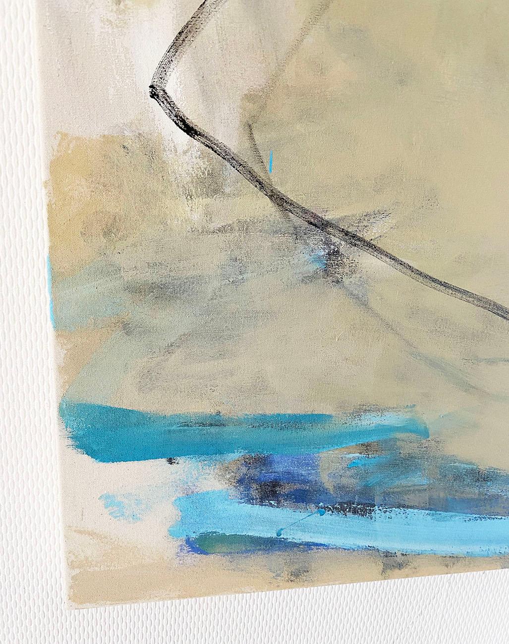 The River (La Meuse) (Abstract Painting) For Sale 6