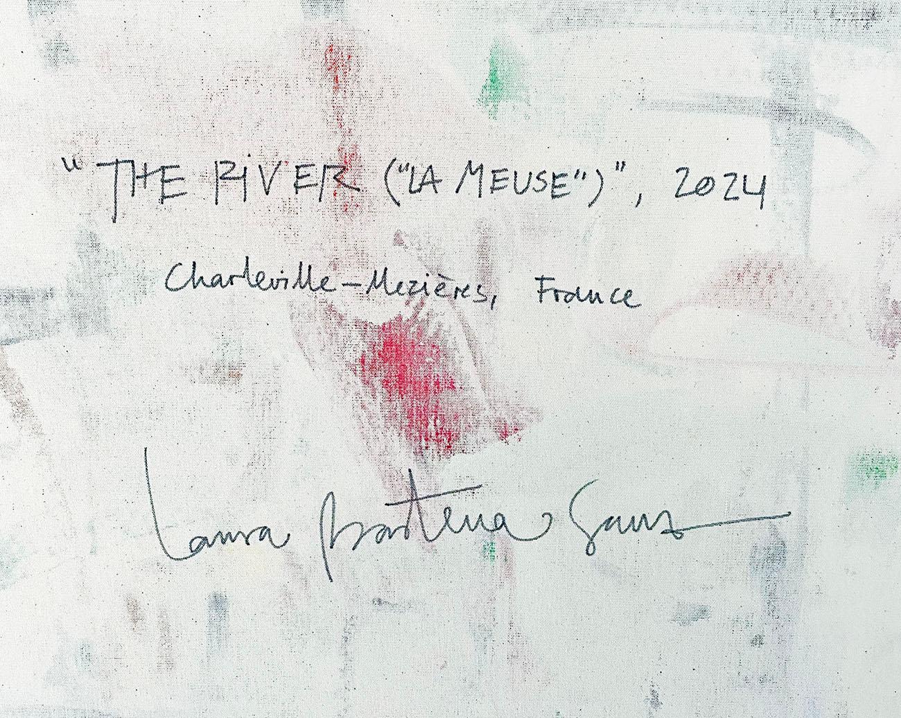 The River (La Meuse) (Abstract Painting) For Sale 8