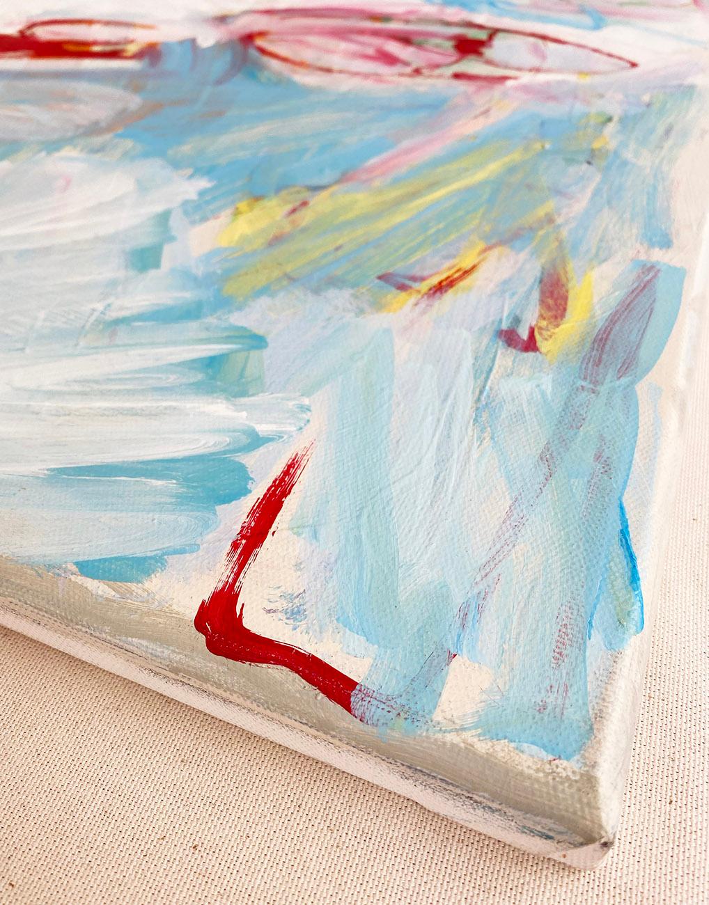 Senza titolo (Fuoco, Acqua, Vento) (Pittura astratta) in vendita 1
