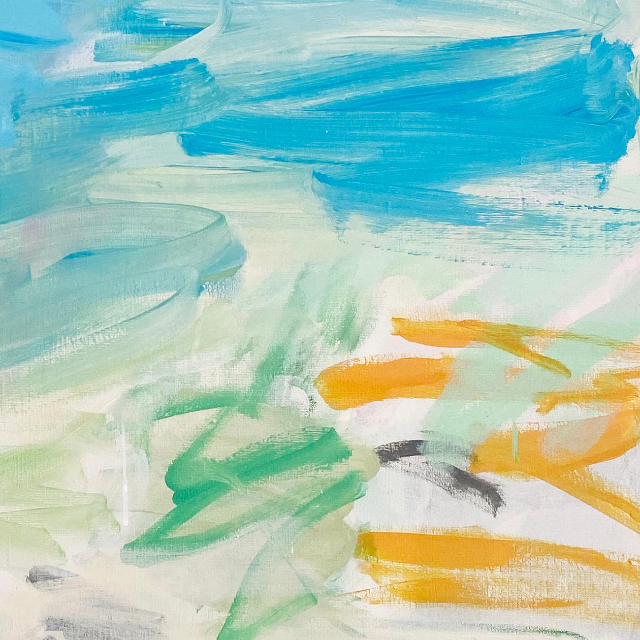 Untitled (summer breeze) (Abstract Painting) For Sale 2
