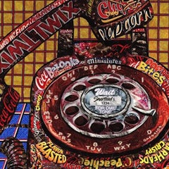 Off The Hook - Original - Part of Candy Wrapper Collage Series