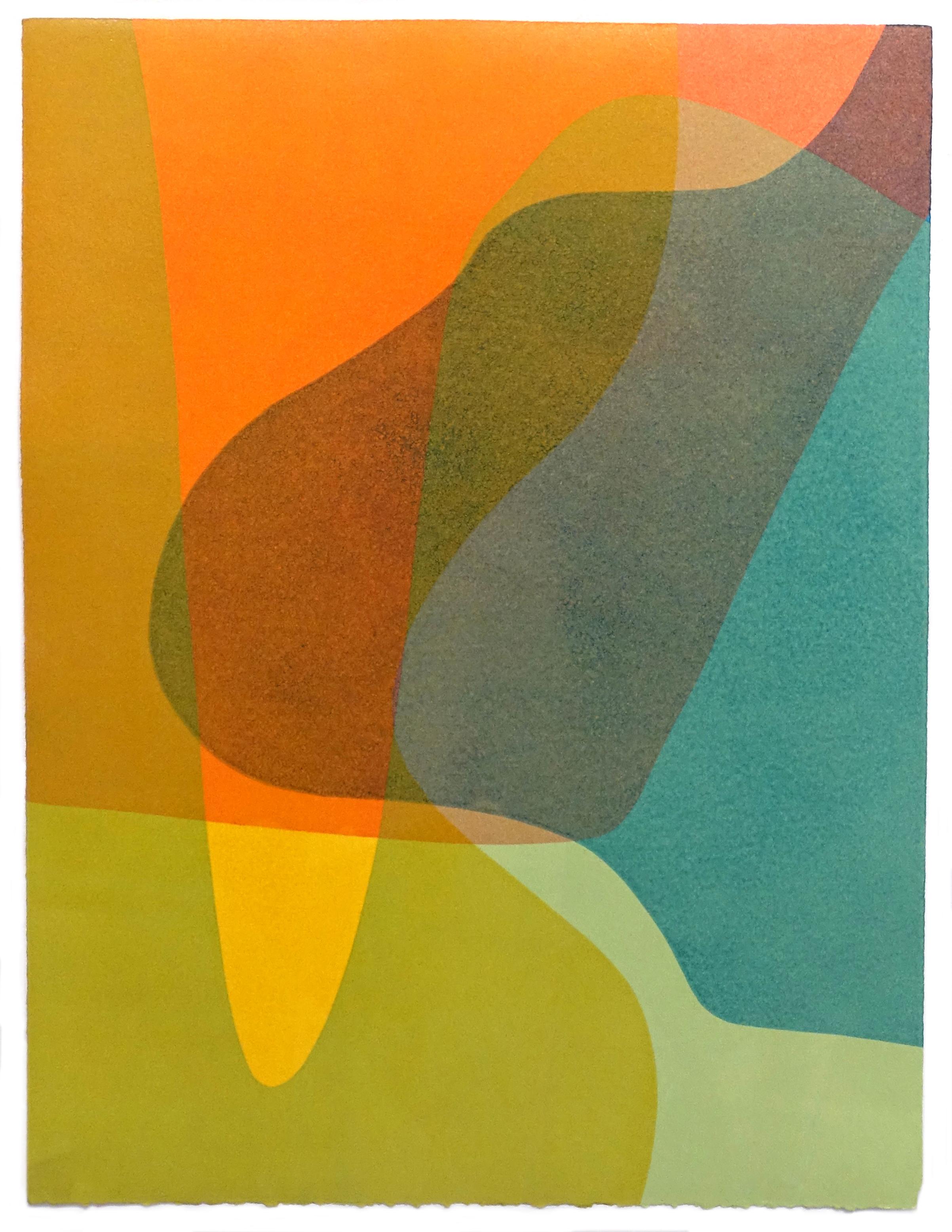 Laura Berman Abstract Print - Somata 9