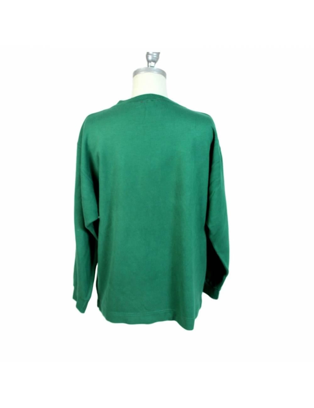 green vintage sweater