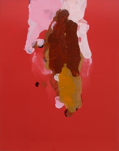 Laura Bidwa "I Can Hear the Key" olio e colori al lattice su pannello