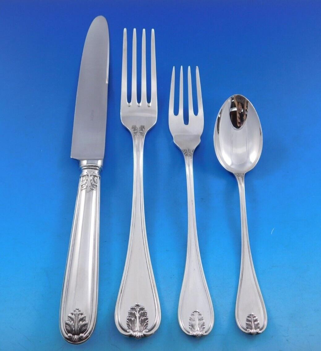 Laura by Buccellati Juego de Cubiertos de Plata de Ley 12 Servicios Italia 60 piezas en venta 1