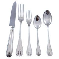 Laura by Buccellati Juego de Cubiertos de Plata de Ley 12 Servicios Italia 60 piezas