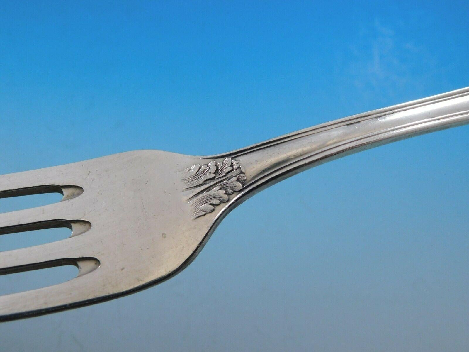 20th Century Laura by Buccellati Sterling Silver Flatware Set for 8 Service 34 Pieces Italian