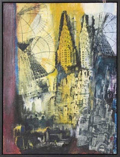 City Life - Original Painting by Laura D'Andrea - 2010s