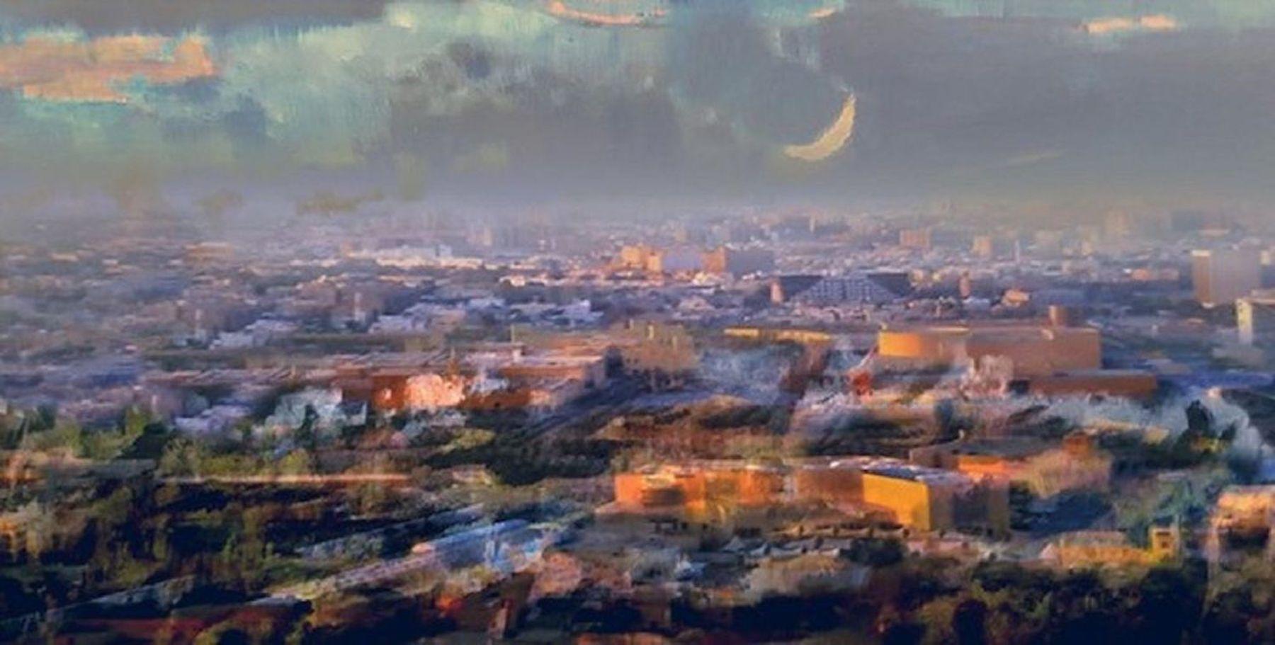 Riad est une œuvre d'art originale réalisée par l'artiste contemporaine italienne Laura D'Andrea en 2018.

Huile originale sur toile.

Authentifié par l'artiste.

Conditions parfaites.

L'œuvre d'art représente l'une des métropoles les plus magiques