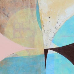 "Cliffside" - Colorful Non-Objective Painting - textured surface