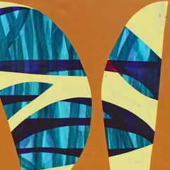 "Fireflies One" - Colorful Non-Objective Painting - Bold Shapes - Sonia Delaunay