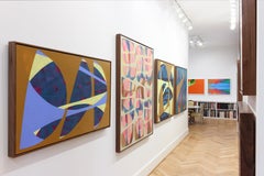 "Trio" - Colorful Non-Objective Painting - Sonia Delaunay