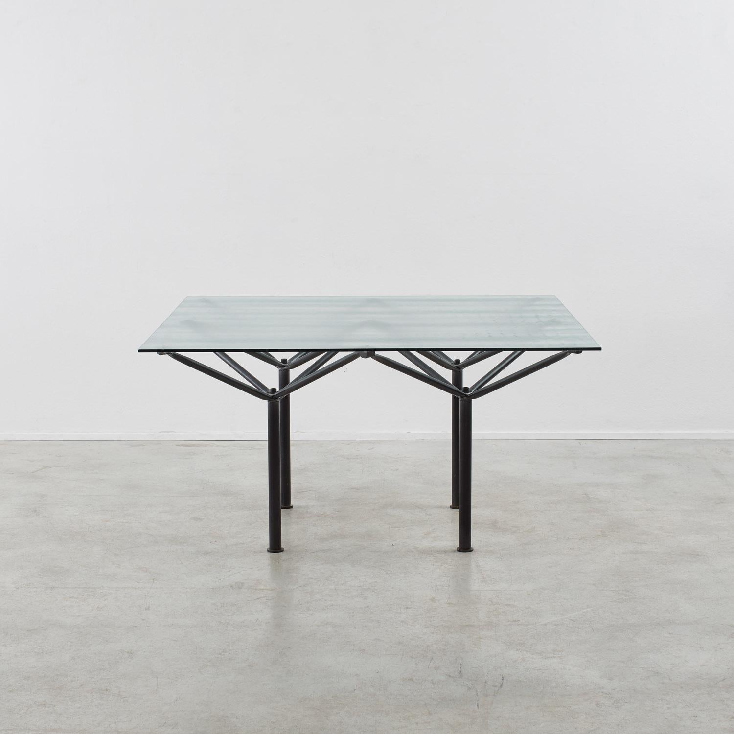 Mesa de comedor Laura de Lorenzo & Stefano De Lorenzo Ponte d'Acqua para Pallucco, 1981 Italiano en venta