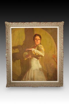 Laura de Santelmo. Oil on canvas. NIETO, Anselmo Miguel, 1934.