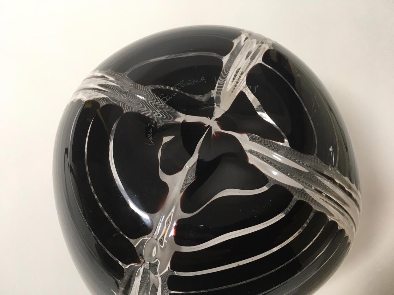 Italian Murano Glass Vase Diavolo Model by Laura Diaz de Santillana for Eos. 1