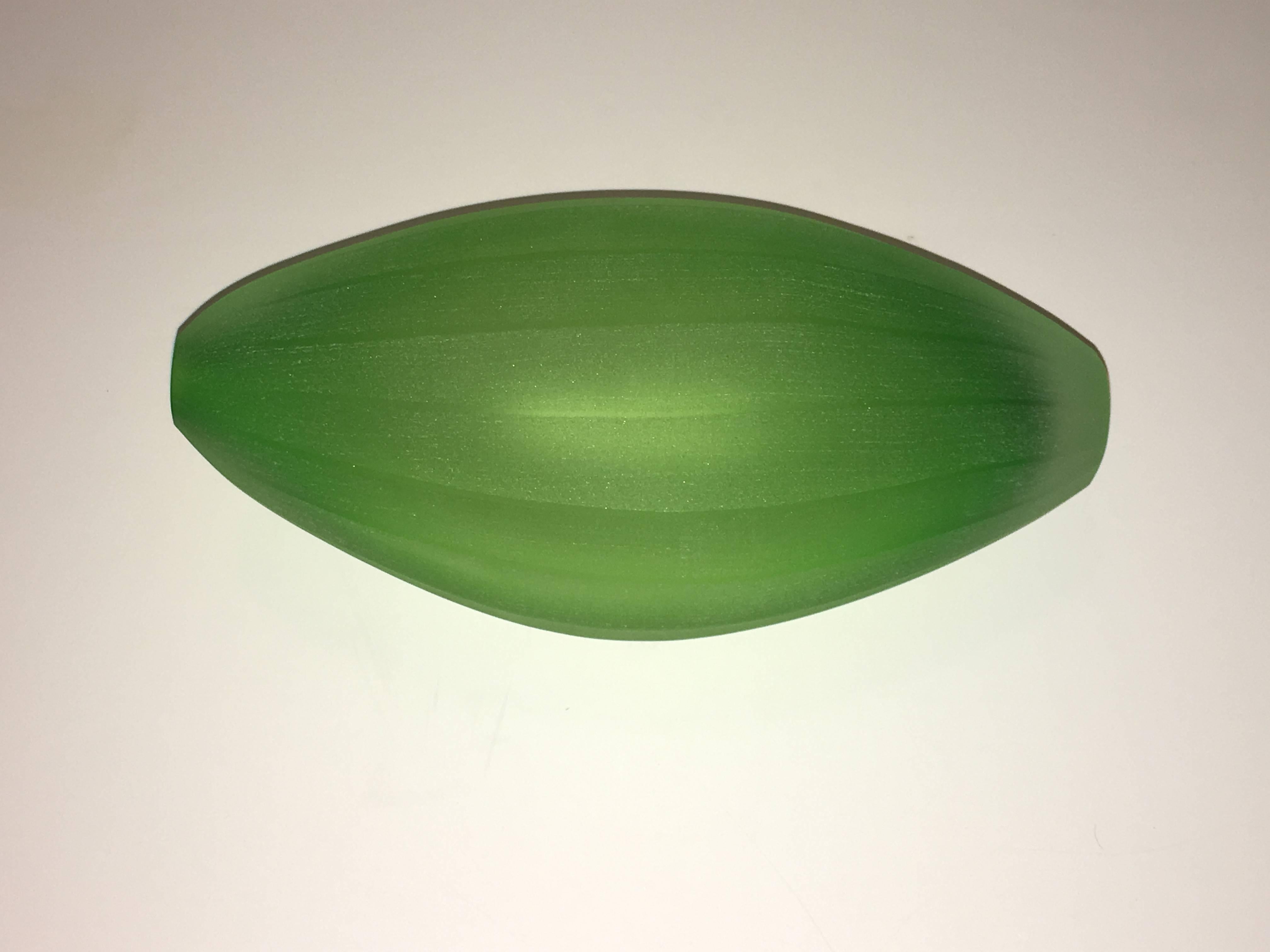 Vase sculpté en verre de Murano soufflé à la main en forme de fruits facettés pour Arcade