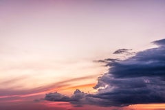 Sommer-Sonnenuntergang, Fotografie, Archivtinte- Jet