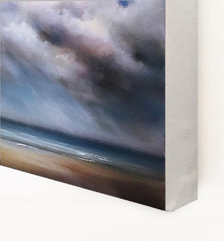 Laura Dunmow, Rayos de luz, Pintura original de paisaje terrestre y marino - Painting Impresionista de LAURA DUNMOW