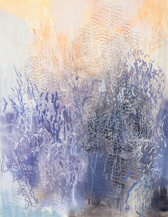 Laura Fayer "Bluebell" - acrylic Japanese paper on canvas