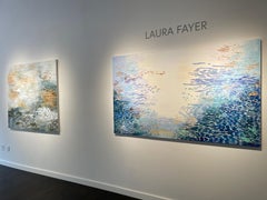 Laura Fayer - Magic Garden - acrylic paint and Japanese paper on canvas