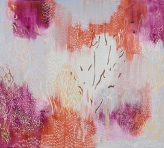Laura Fayer - Miracle Spring - acrylic paint & Japanese paper on canvas
