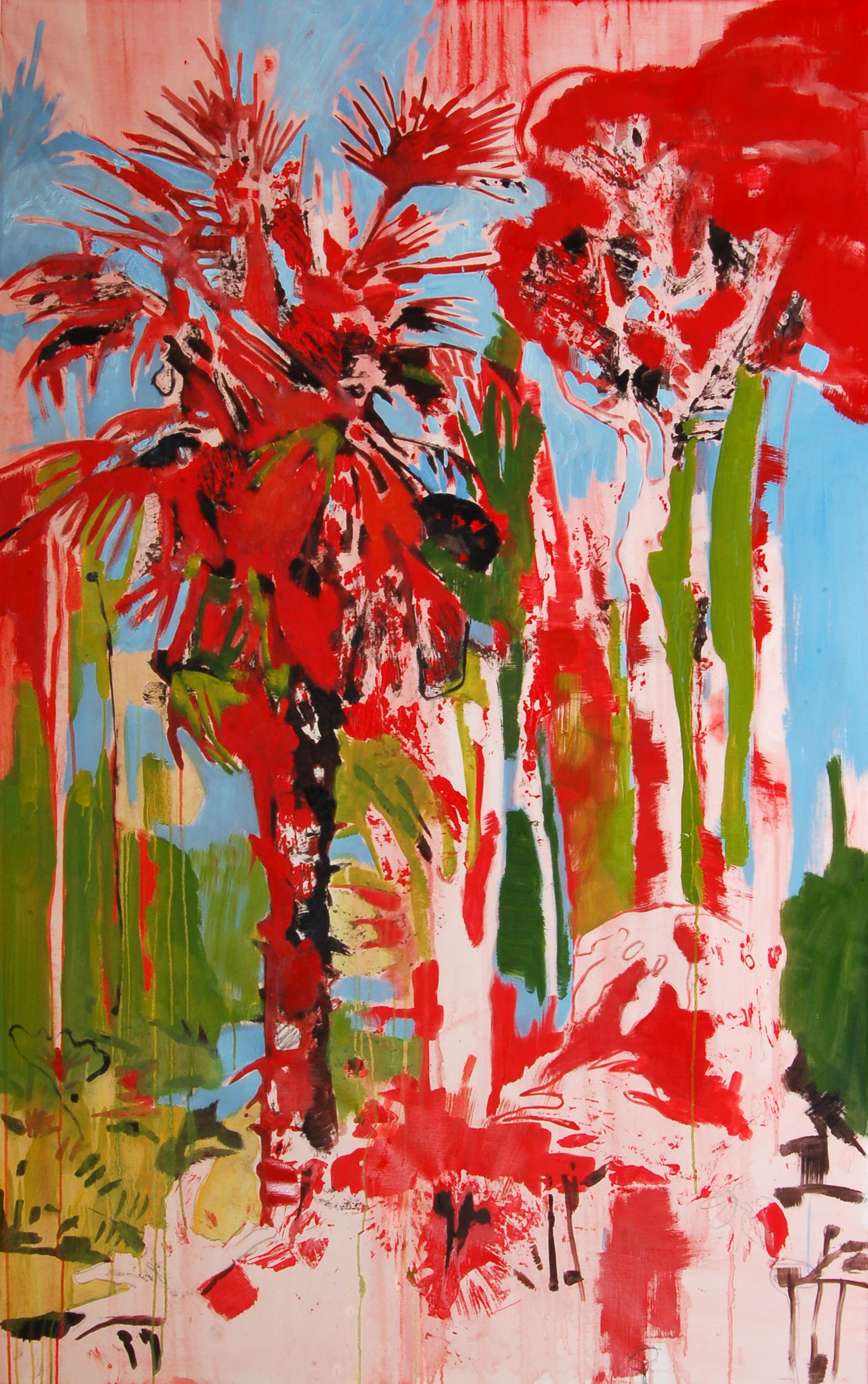Laura Federici Abstract Painting - Trees 02