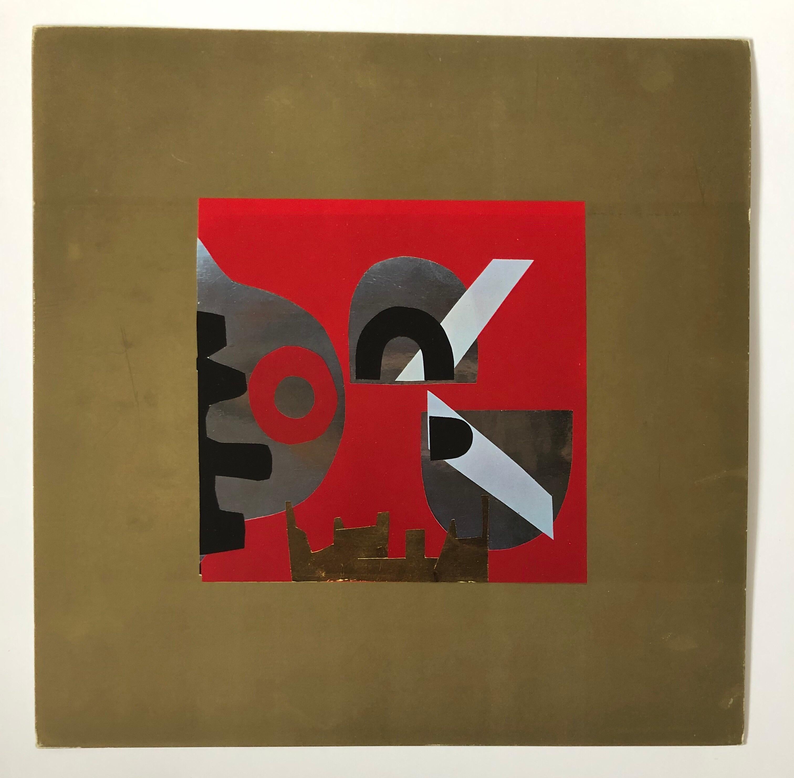 Astratto Donna Italiana Artista Moderna Metallizzata Specchio Litografia Laura Fiume in vendita 3