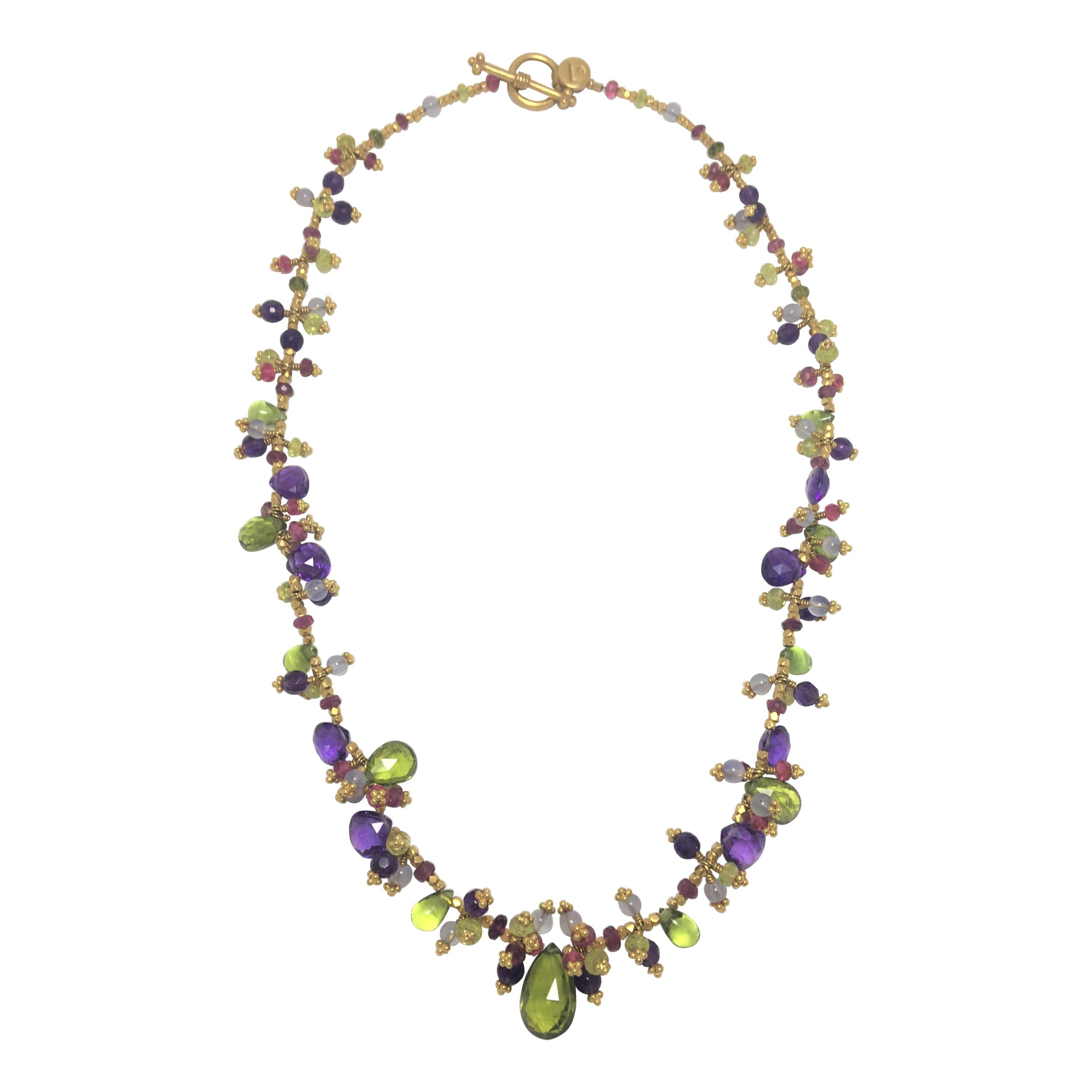 Chrysoberyl Beaded Necklaces