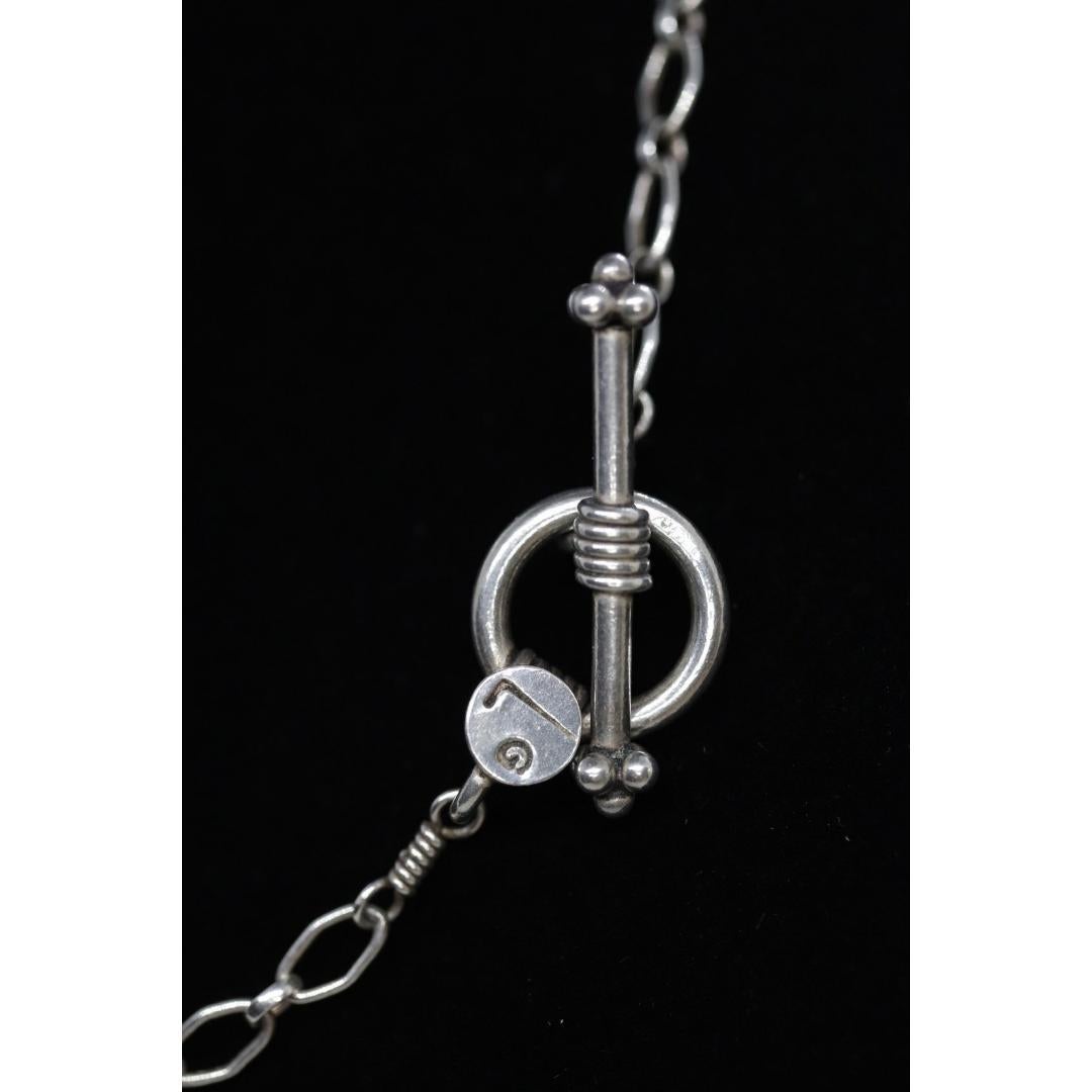 Laura Gibson & Gibson Collana. Gibson & Gibson Sterling Carnelian Dangling Candy multi-gem in vendita 3