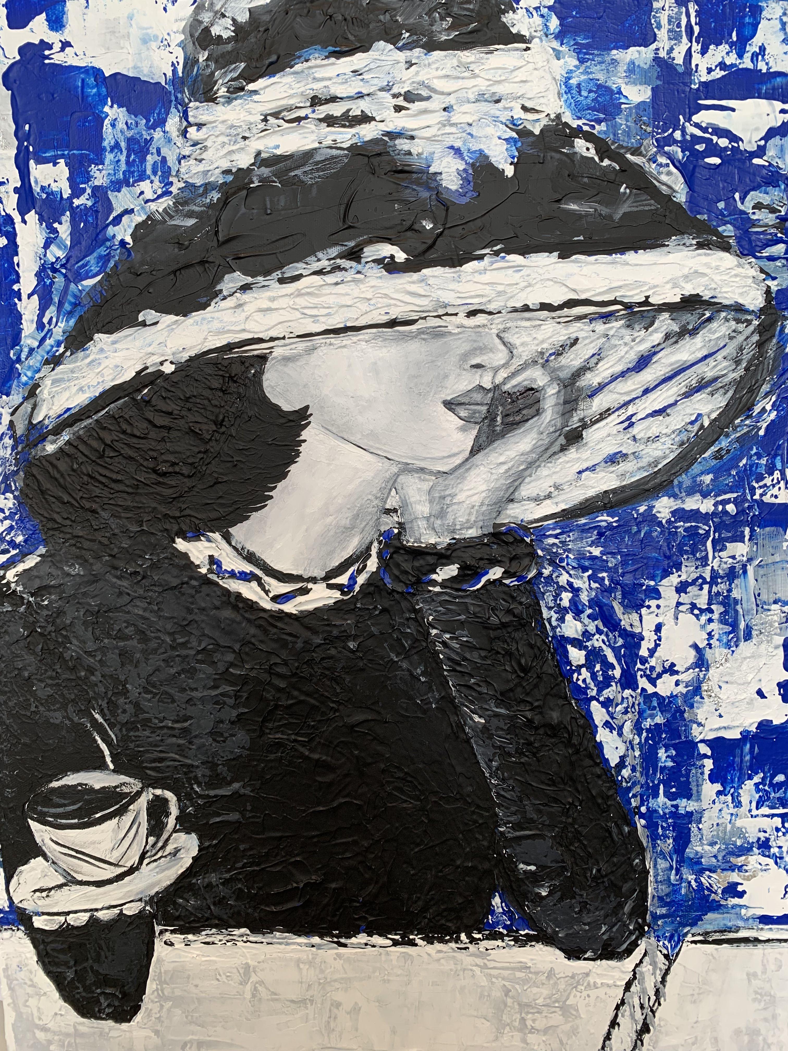 Life Luxury & CafÃ, Gemälde, Acryl auf Leinwand (Zeitgenössisch), Painting, von Laura Granata