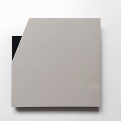 'Cut-out 20' (Number 003): Minimal Hard Edge Abstract Painting by Laura Scott