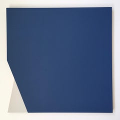 Cut Out 50 series (number 002): Minimal Hard Edge Abstract Painting Construction