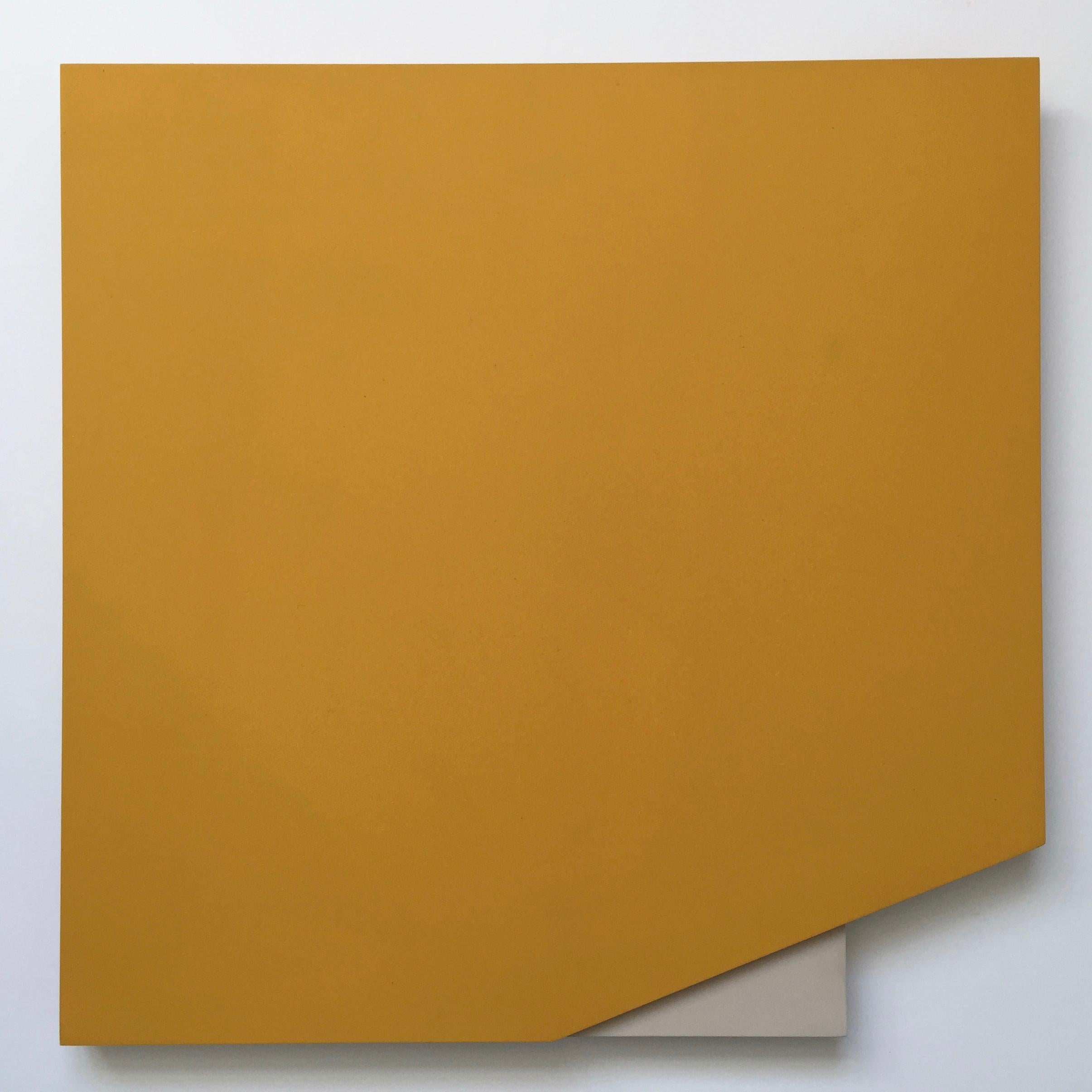 Laura Jane Scott Abstract Sculpture - Cut Out 50 series (number 003): Minimal Hard Edge Abstract Painting Construction