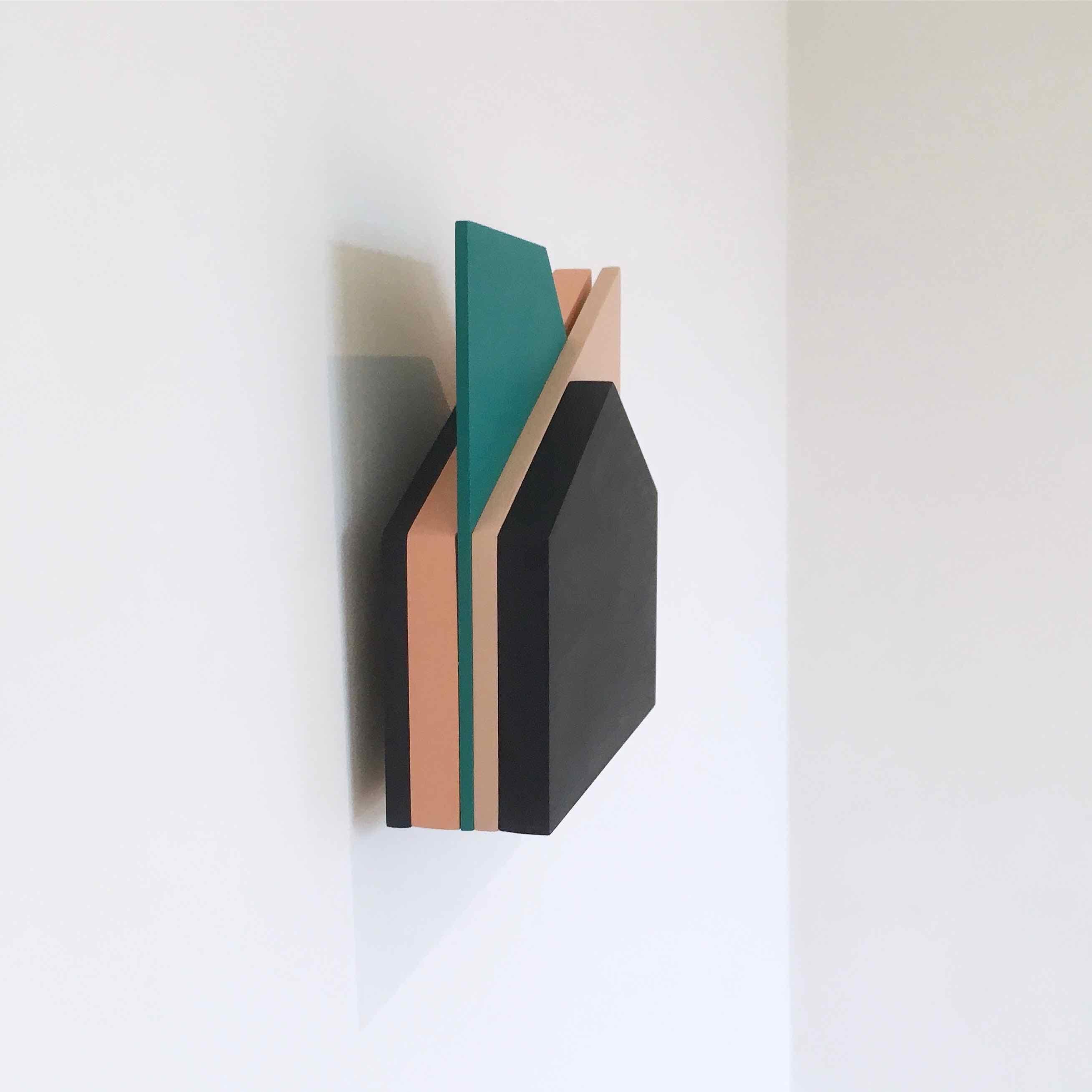 'Perspective Study 006': A Sculptural Abstract Painting by Laura Jane Scott 2