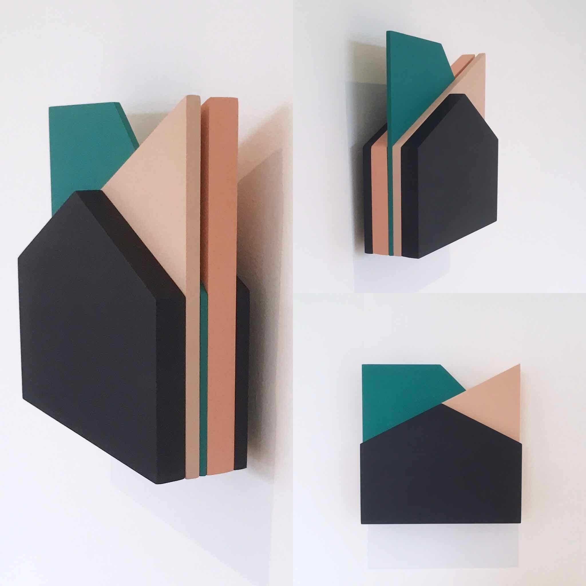 'Perspective Study 006': A Sculptural Abstract Painting by Laura Jane Scott 4