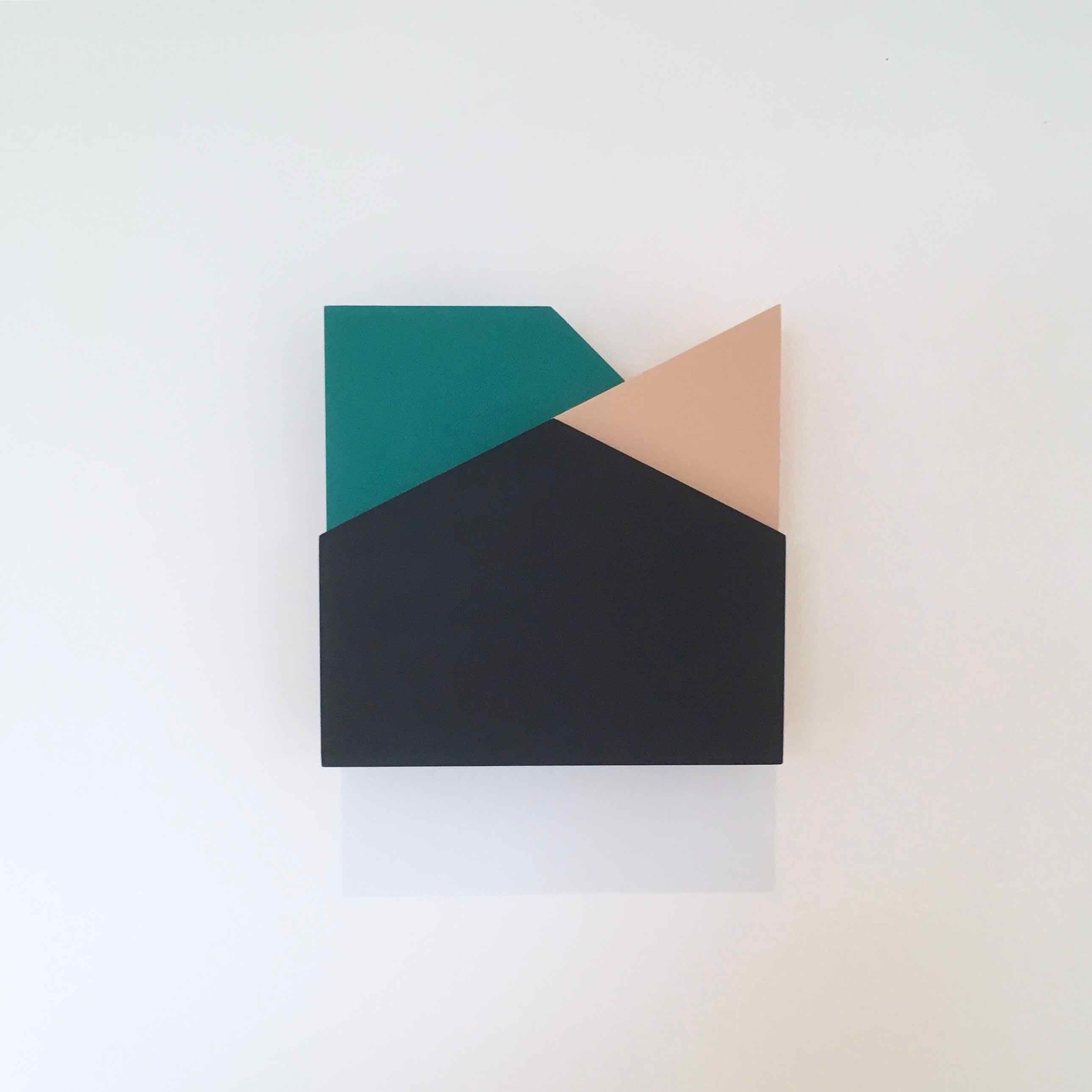 'Perspective Study 006': A Sculptural Abstract Painting by Laura Jane Scott 3
