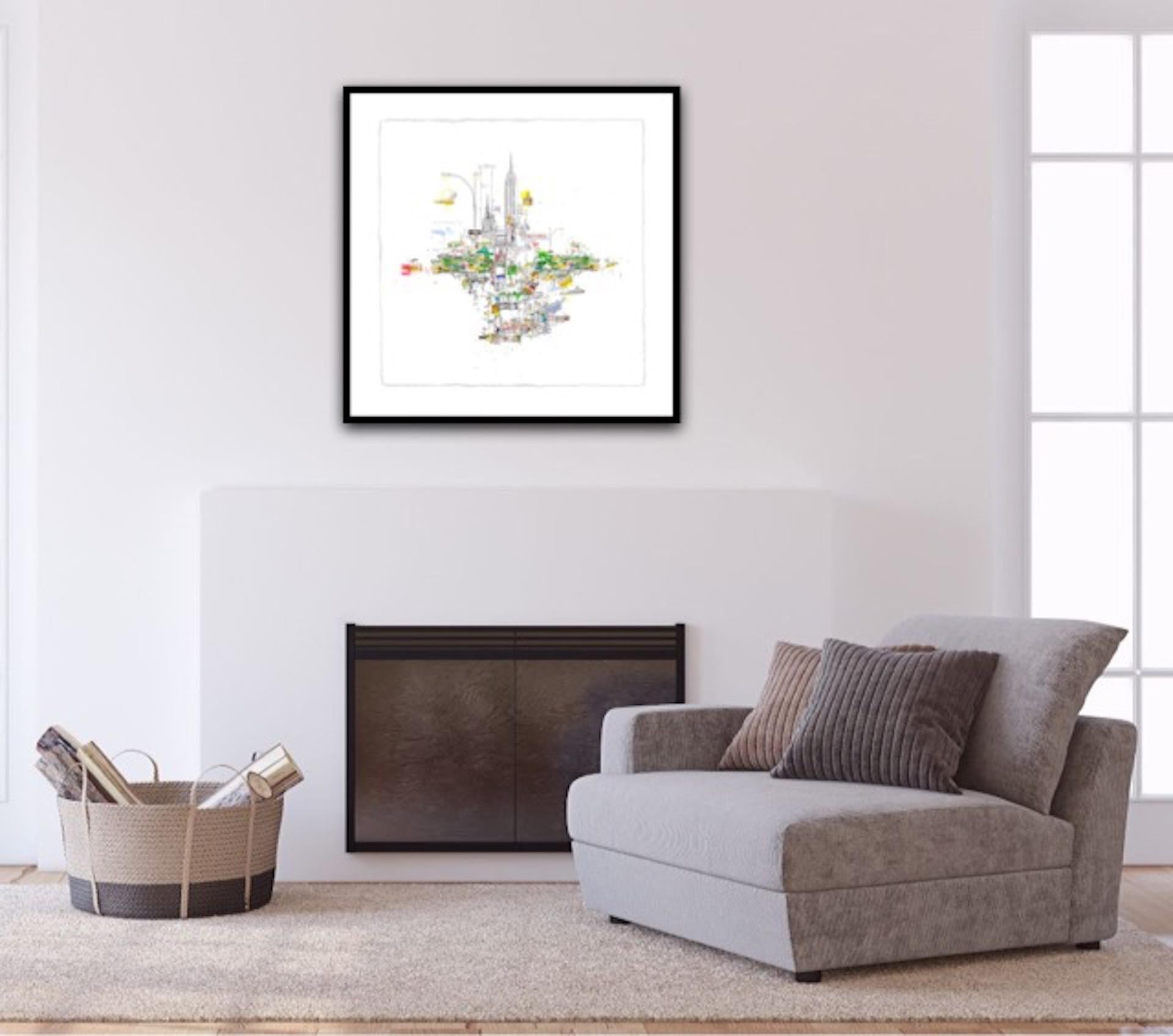 Central Park NY BY LAURA JORDAN, Stadtbild Druck, Contemporary American Artwork im Angebot 5